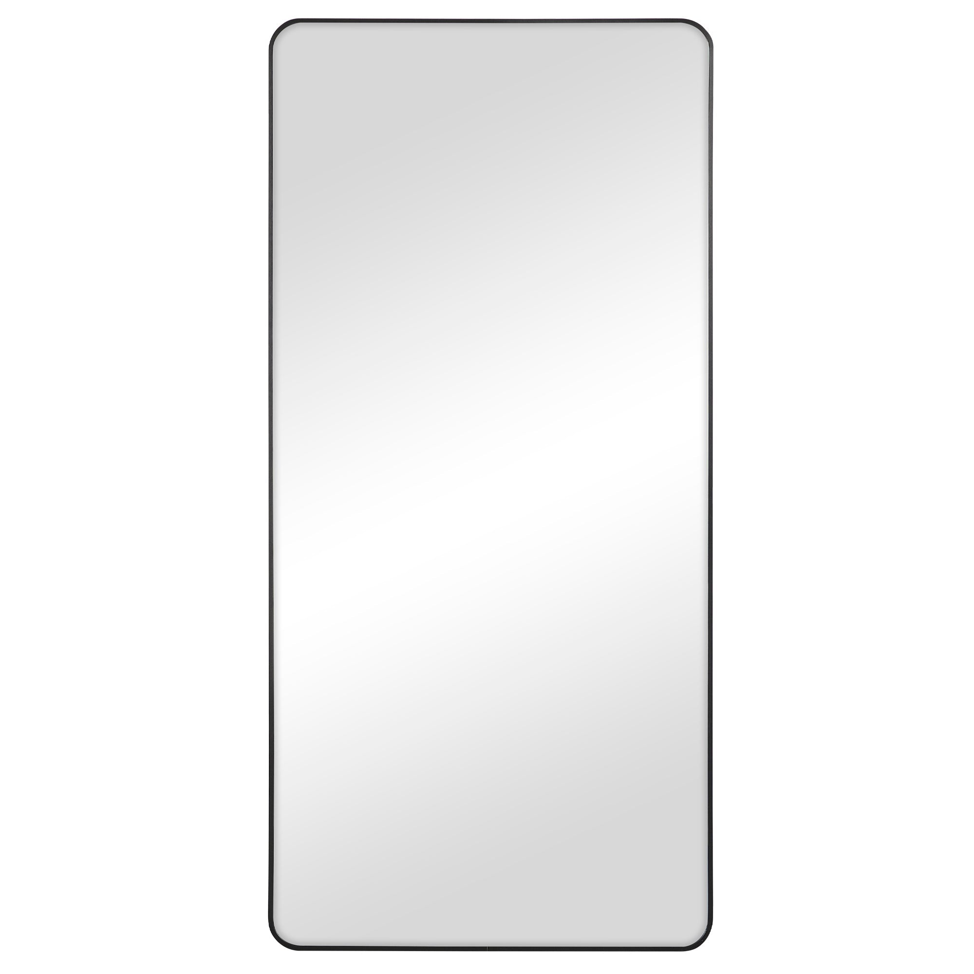 Elle 160cm Rectangle Mirror Black