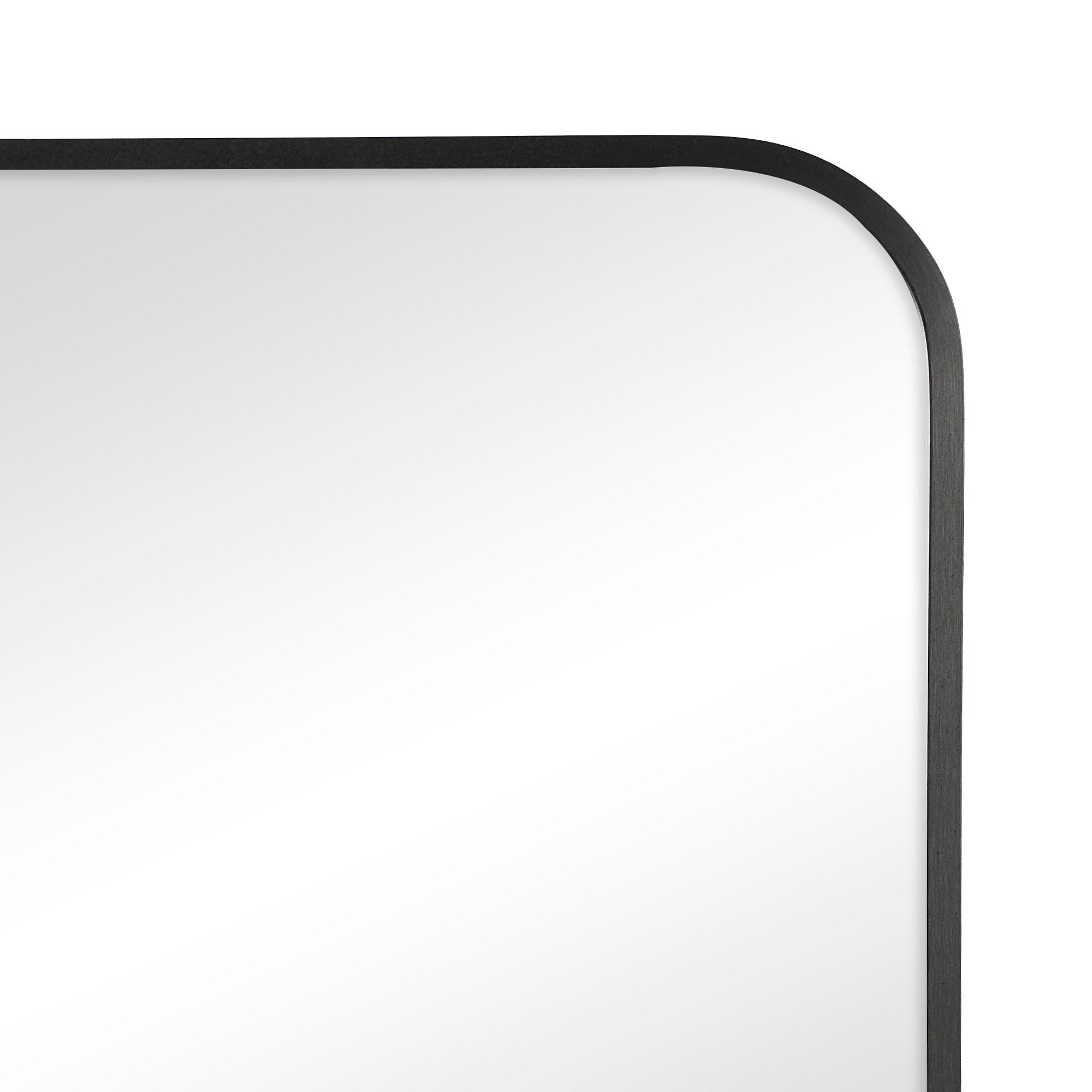 Elle 160cm Rectangle Mirror Black