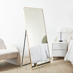 Elle 160cm Rectangle Mirror Gold