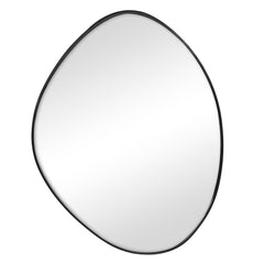 Kai 90cm Pebble Mirror Black