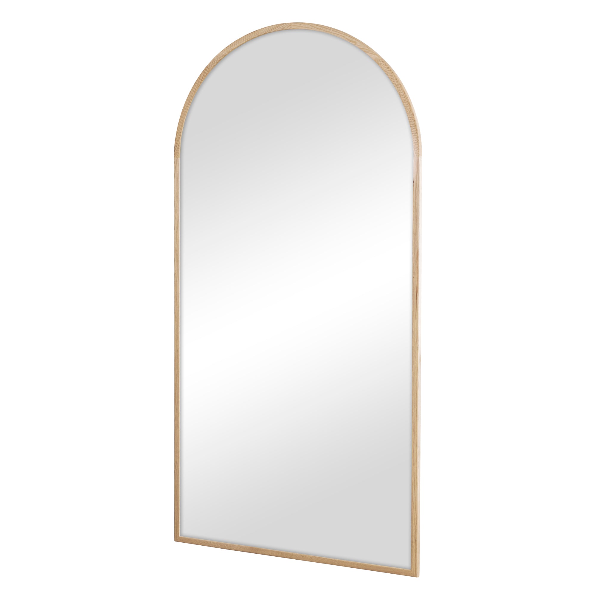 Oakleigh 200cm Arch Solid Oak Mirror Natural
