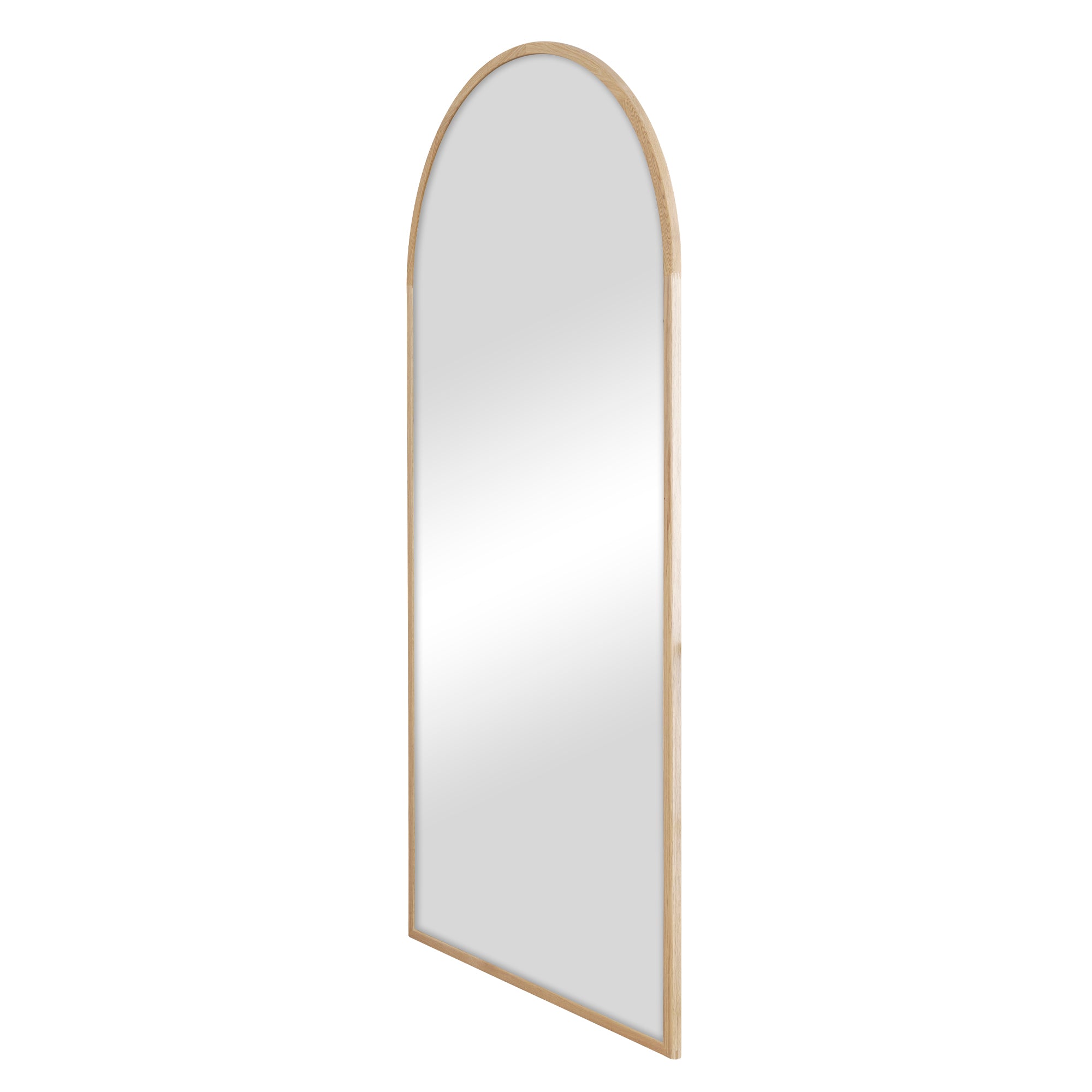 Oakleigh 200cm Arch Solid Oak Mirror Natural