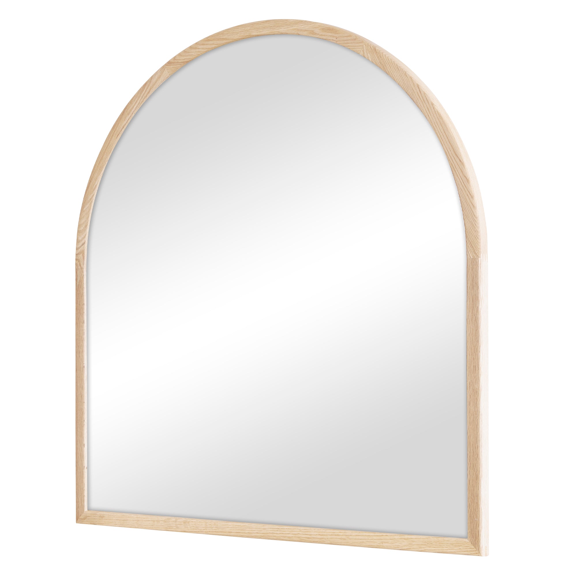 Oakleigh 85cm Arch Solid Oak Mirror Natural