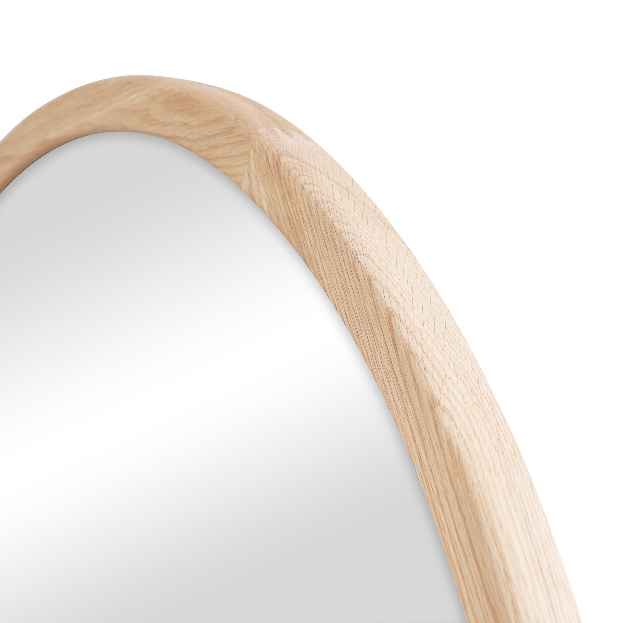 Oakleigh 85cm Arch Solid Oak Mirror Natural