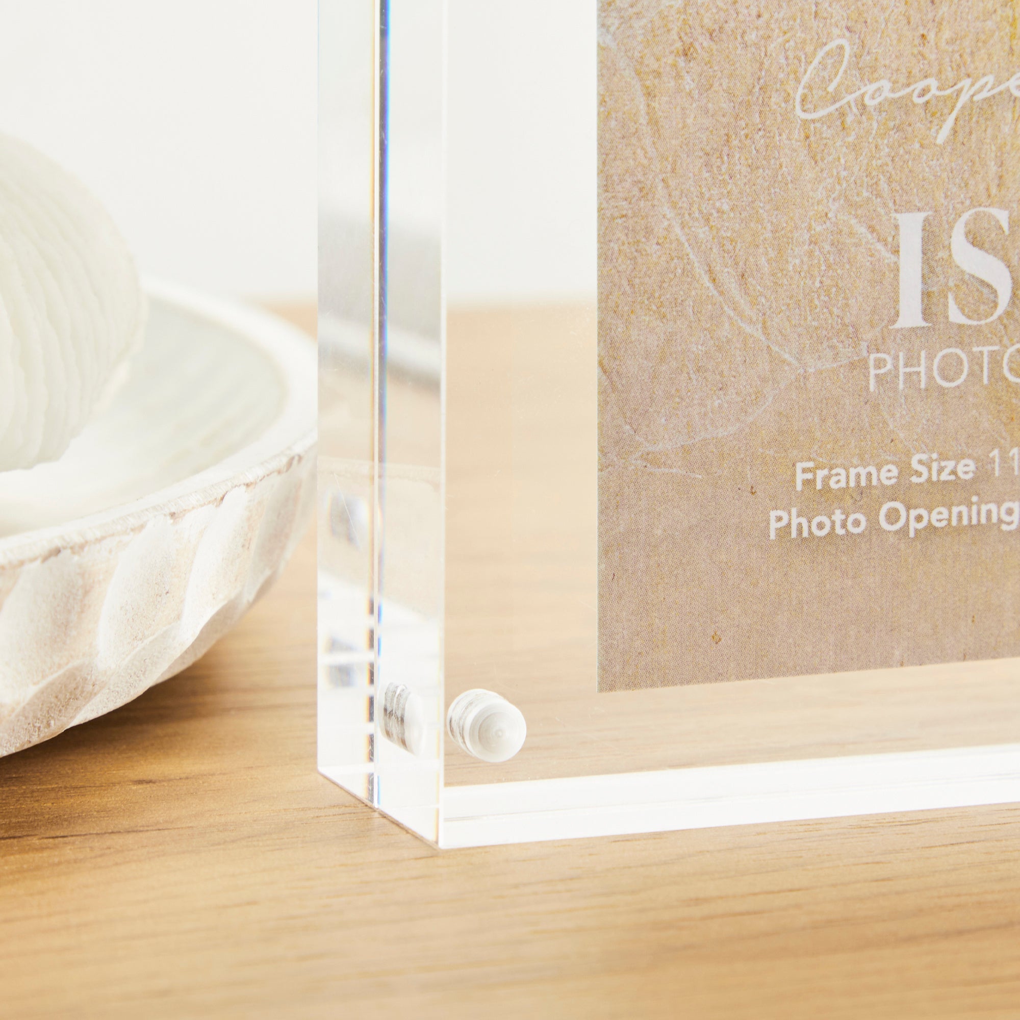 Isla Set of 2 15x11cm Acrylic Photo Frames