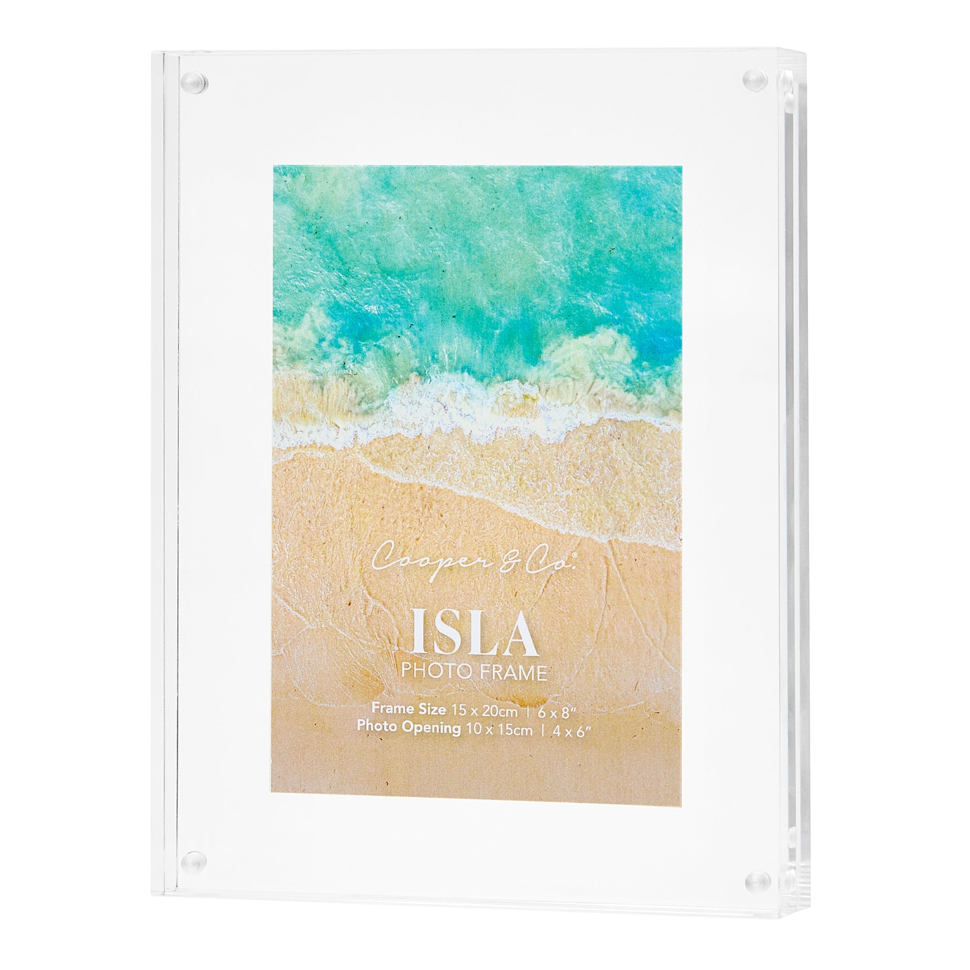 Isla 20x15cm Acrylic Photo Frame