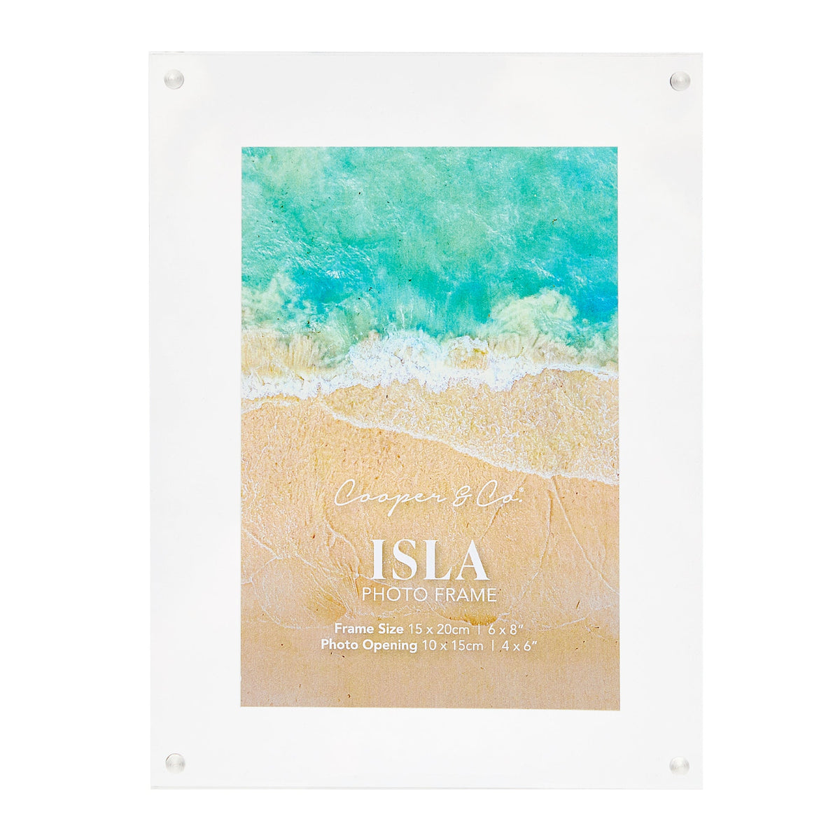 Isla 20x15cm Acrylic Photo Frame