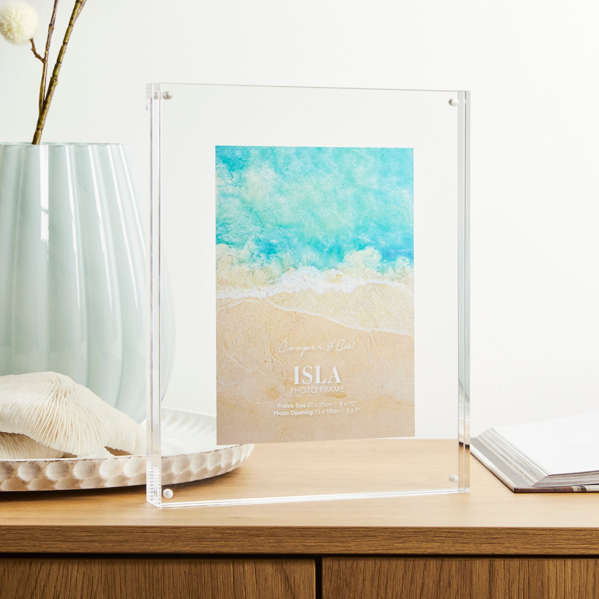 Isla 25x20cm Acrylic Photo Frame