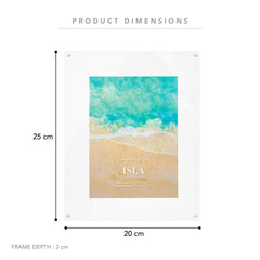 Isla 25x20cm Acrylic Photo Frame