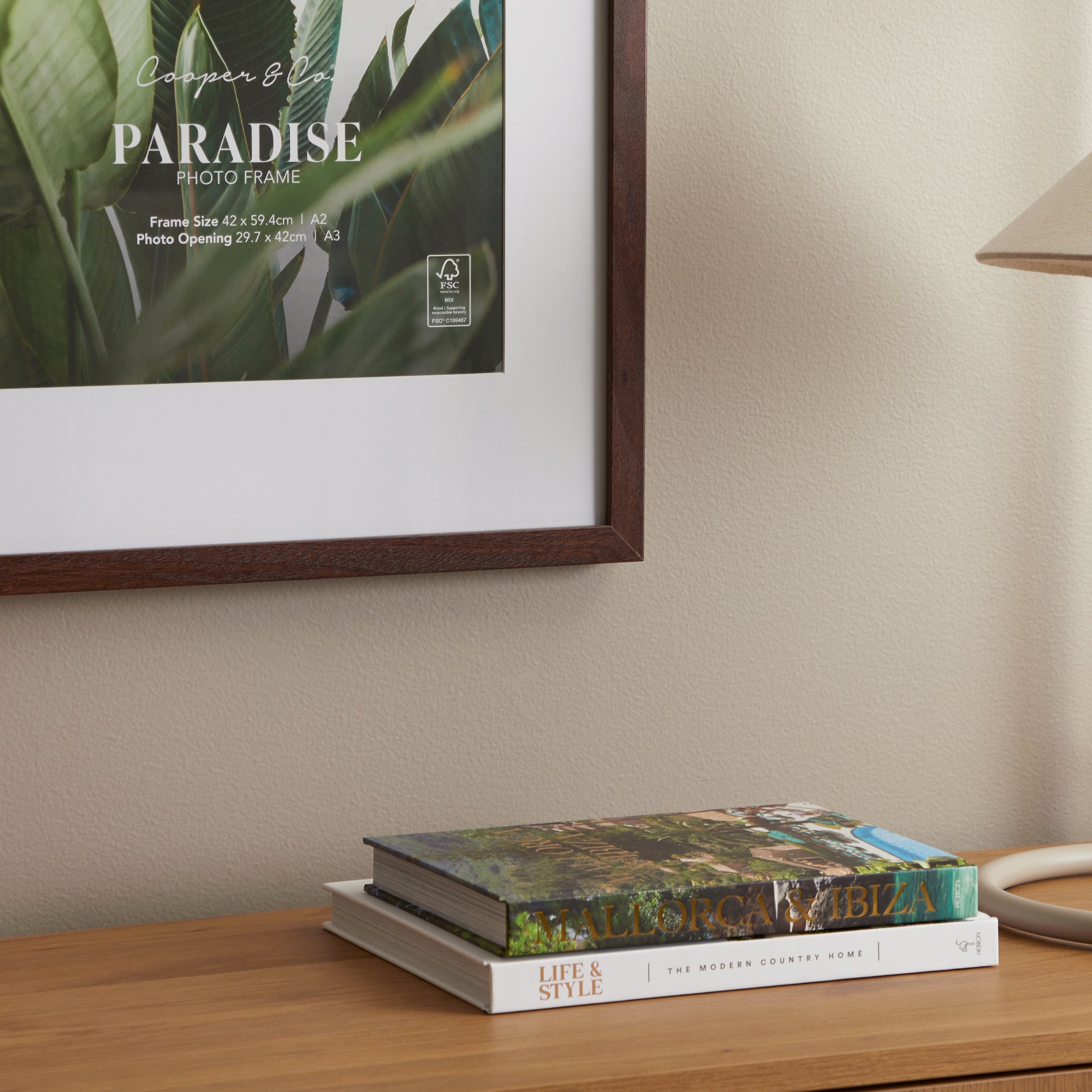 A2 Mat to A3 Premium Paradise Wooden Photo Frame
