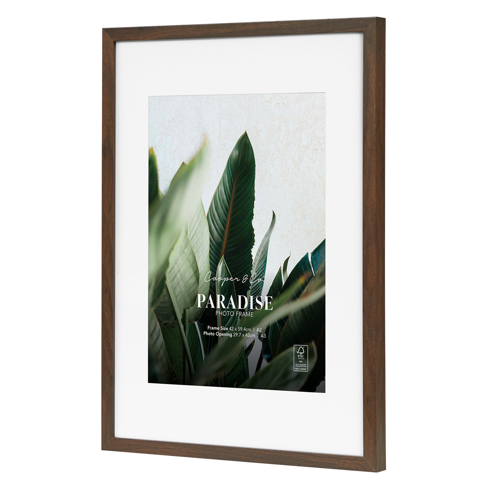 A2 Mat to A3 Premium Paradise Wooden Photo Frame
