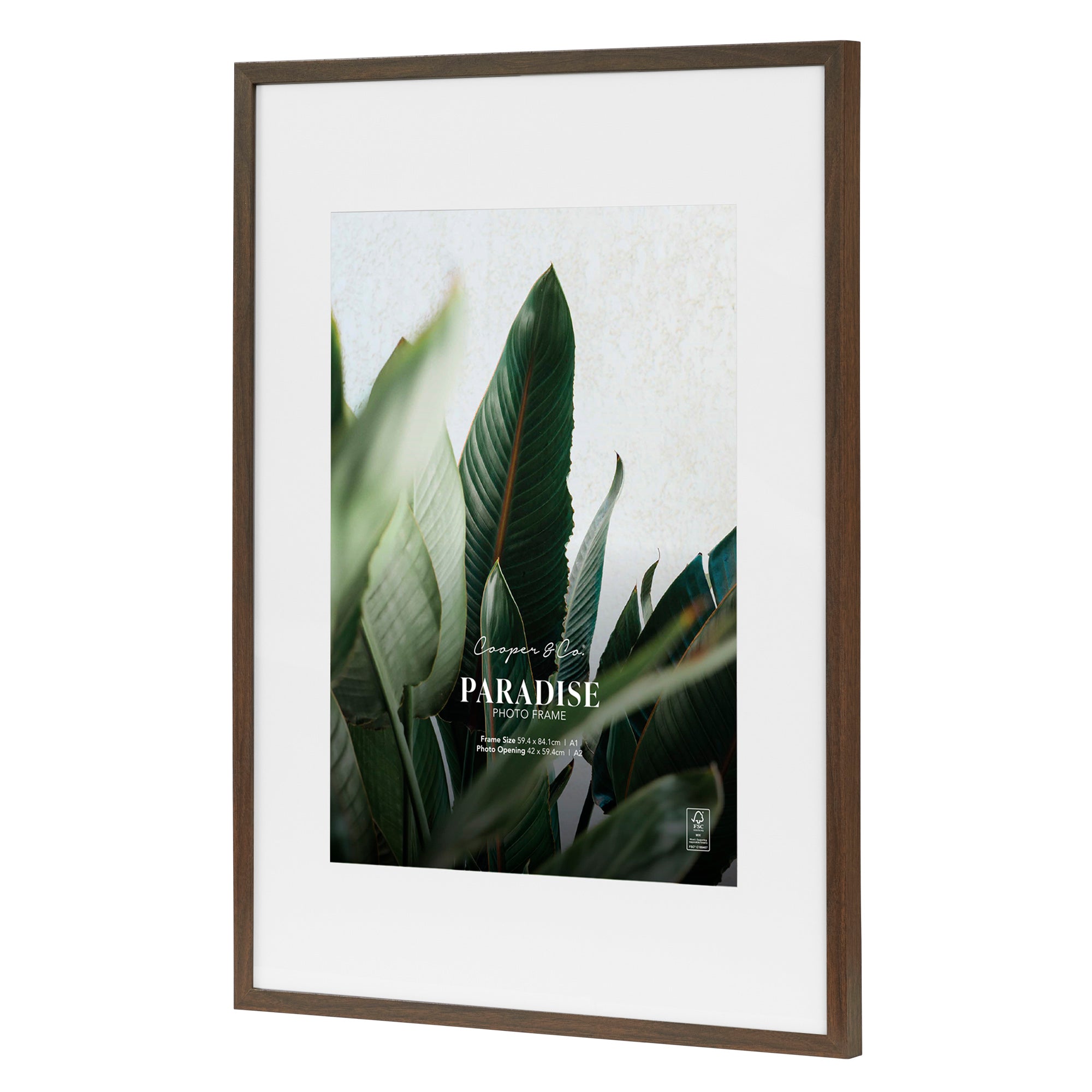 A1 Mat to A2 Premium Paradise Wooden Photo Frame