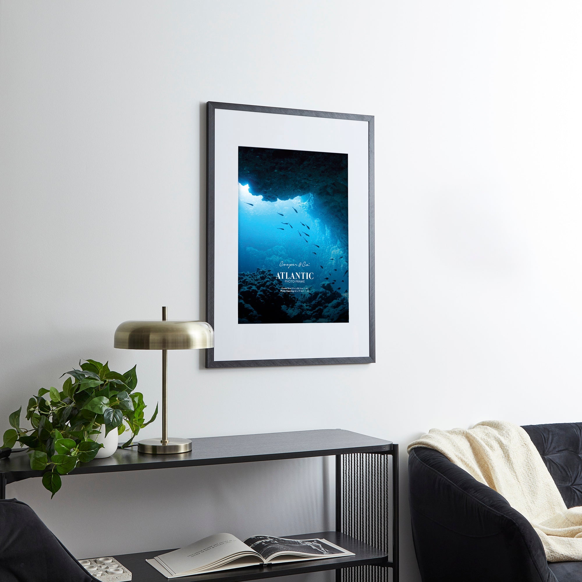 A1 Mat to A2 Boldline Metal Photo Frame