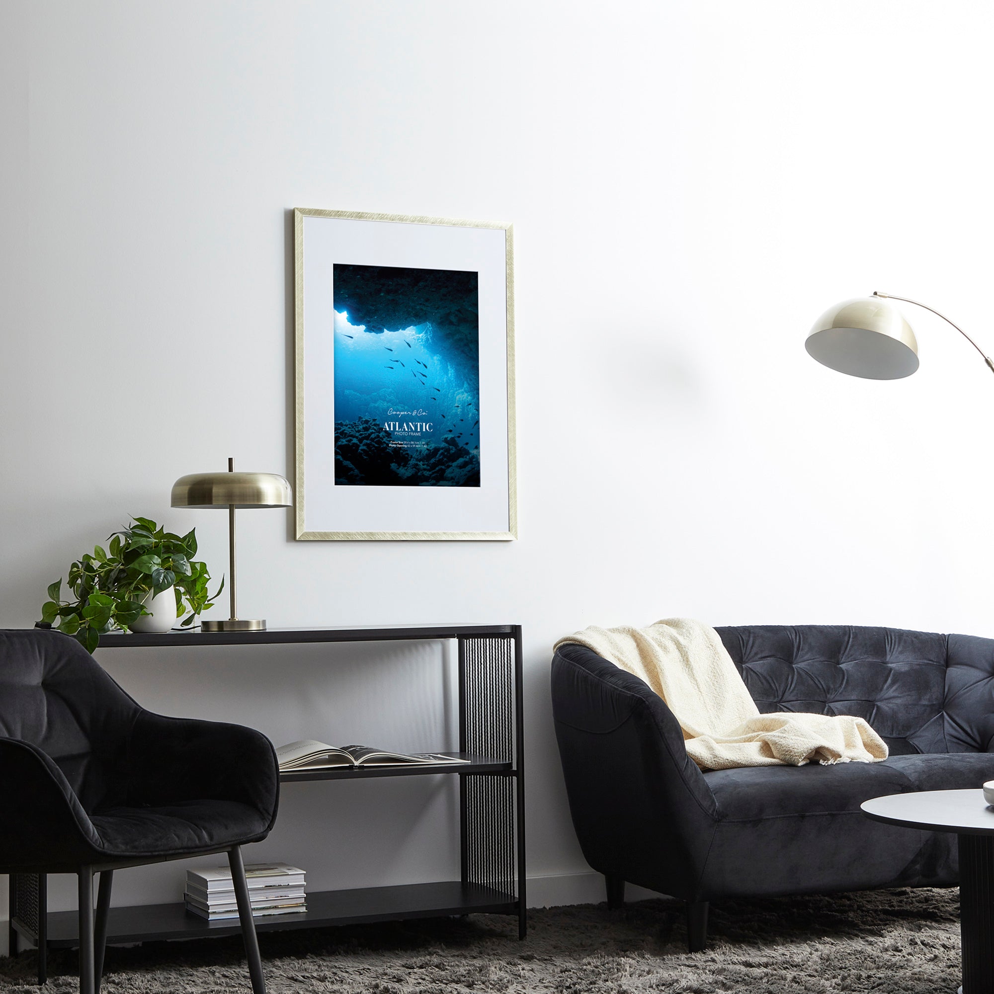 A1 Mat to A2 Boldline Metal Photo Frame