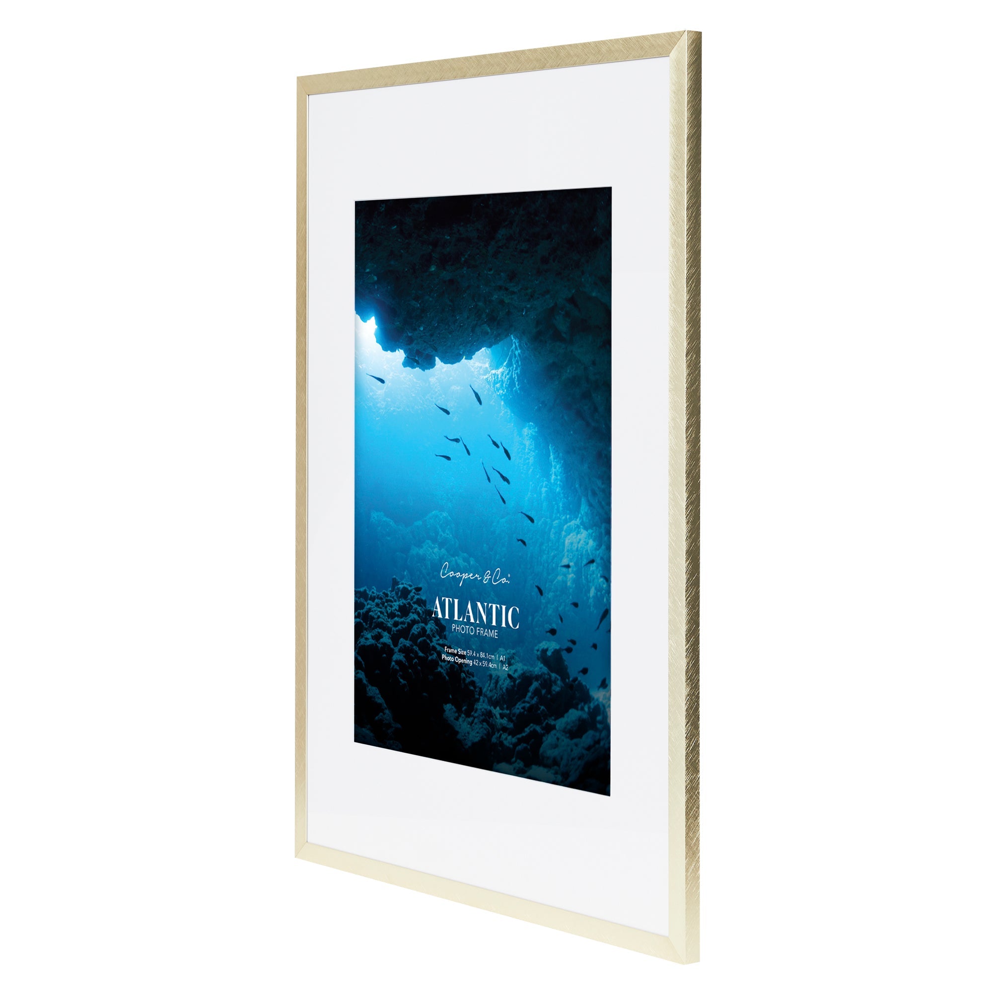 A1 Mat to A2 Boldline Metal Photo Frame
