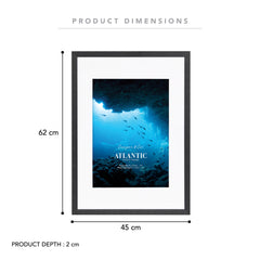 A2 Mat to A3 Boldline Metal Photo Frame