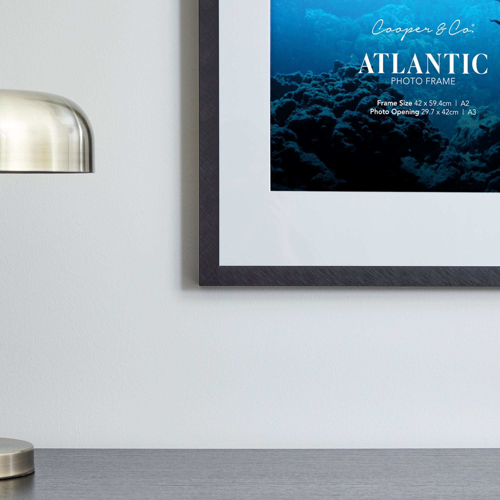 A2 Mat to A3 Boldline Metal Photo Frame