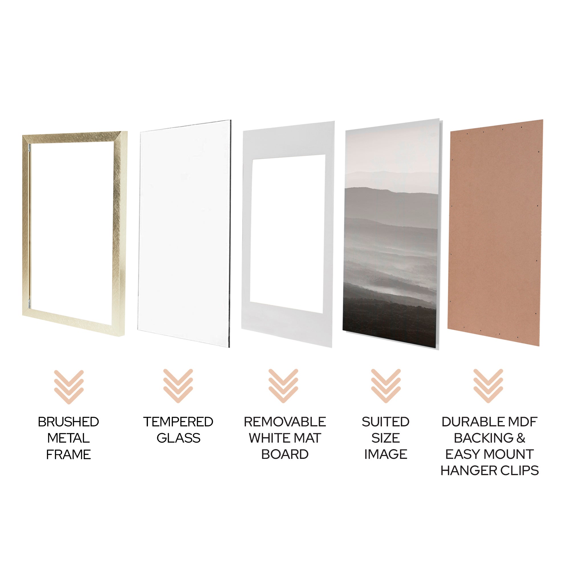 A2 Mat to A3 Boldline Metal Photo Frame