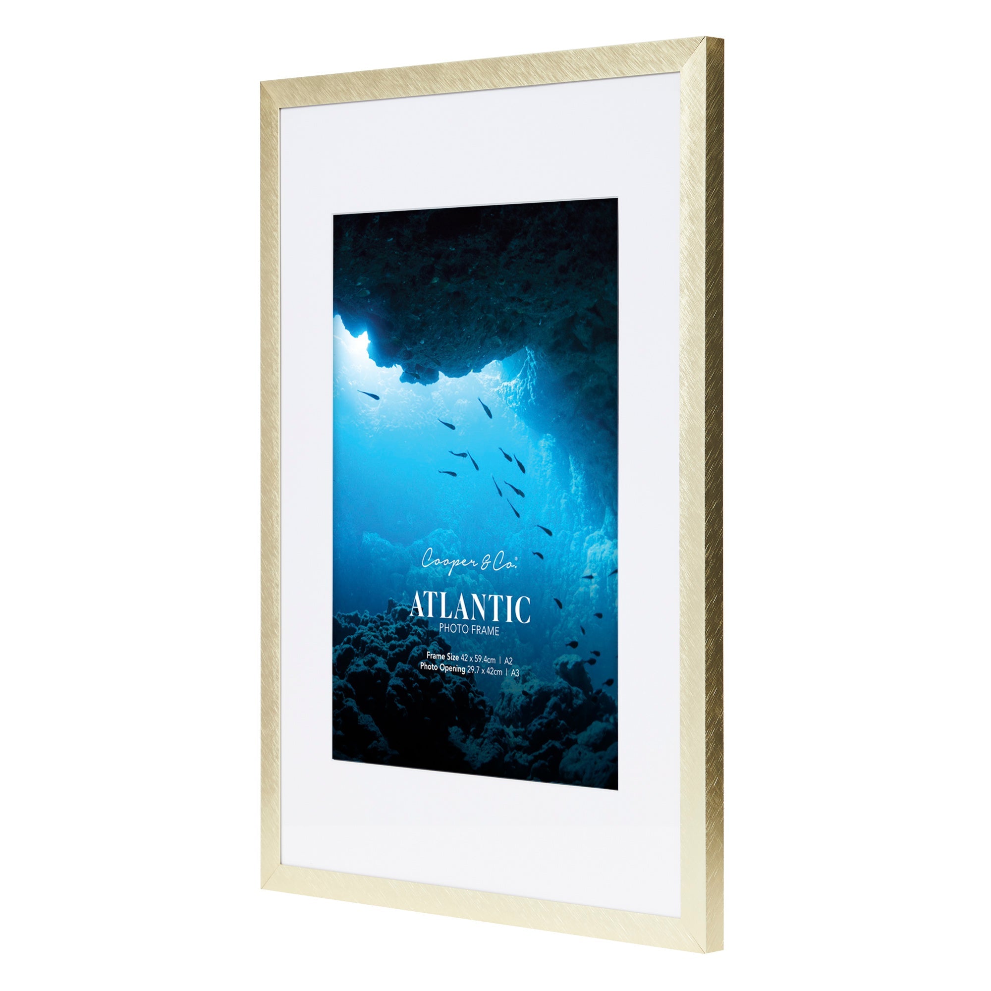 A2 Mat to A3 Boldline Metal Photo Frame