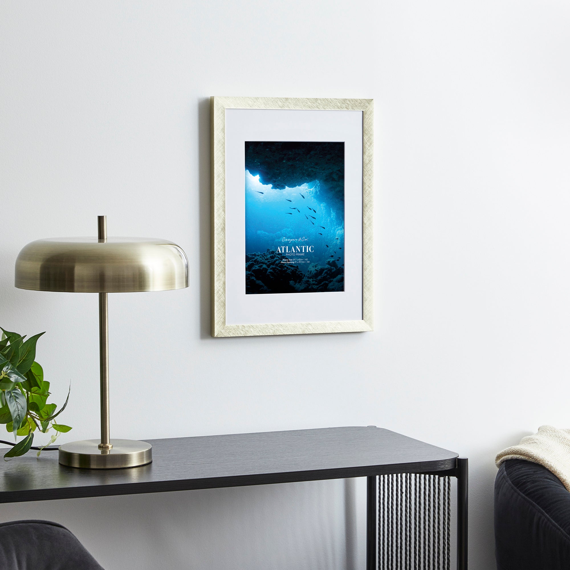 A3 Mat to A4 Boldline Metal Photo Frame
