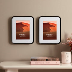 Serenity Set of 2 20x25cm Mat to 13x18cm Photo Frame