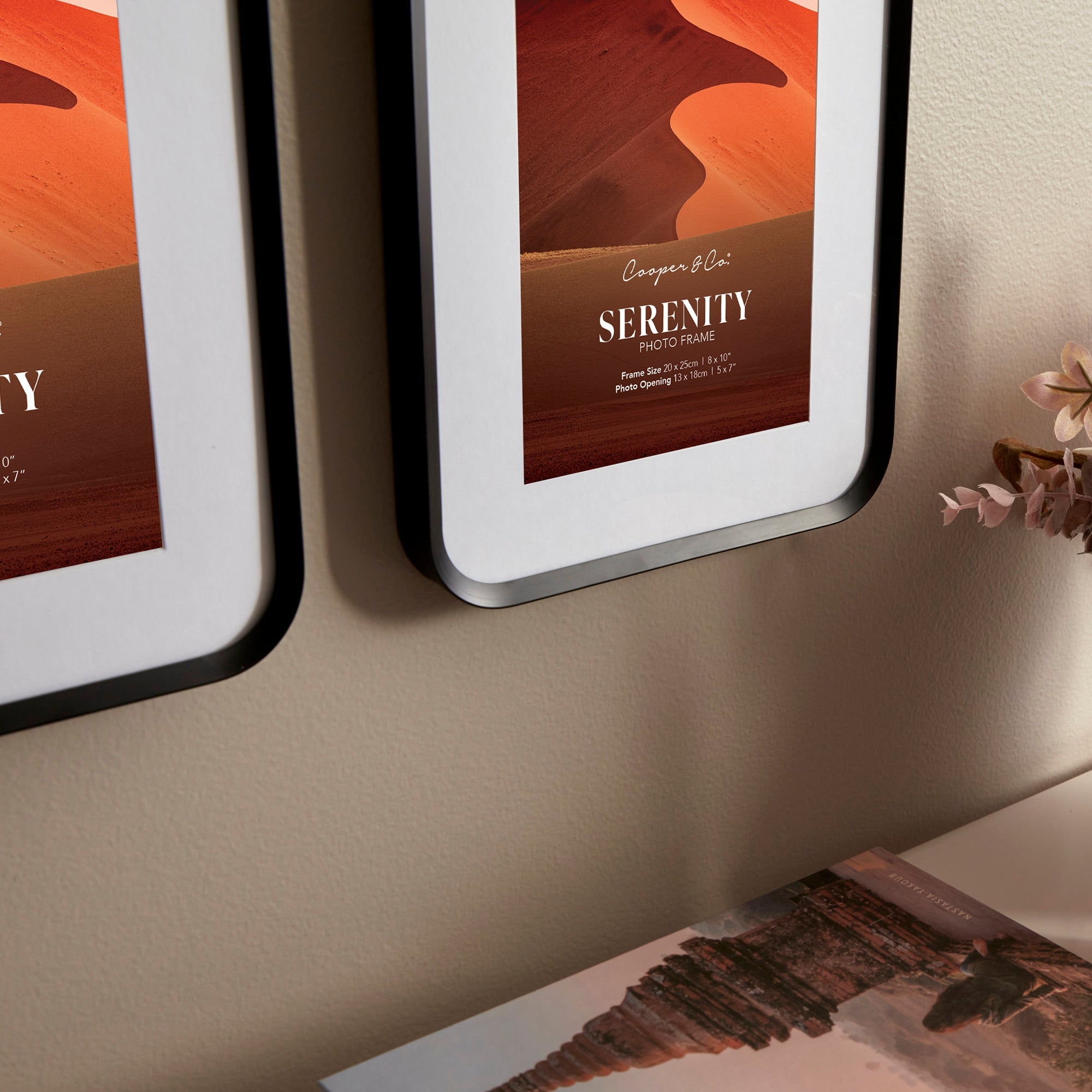 Serenity Set of 2 20x25cm Mat to 13x18cm Photo Frame