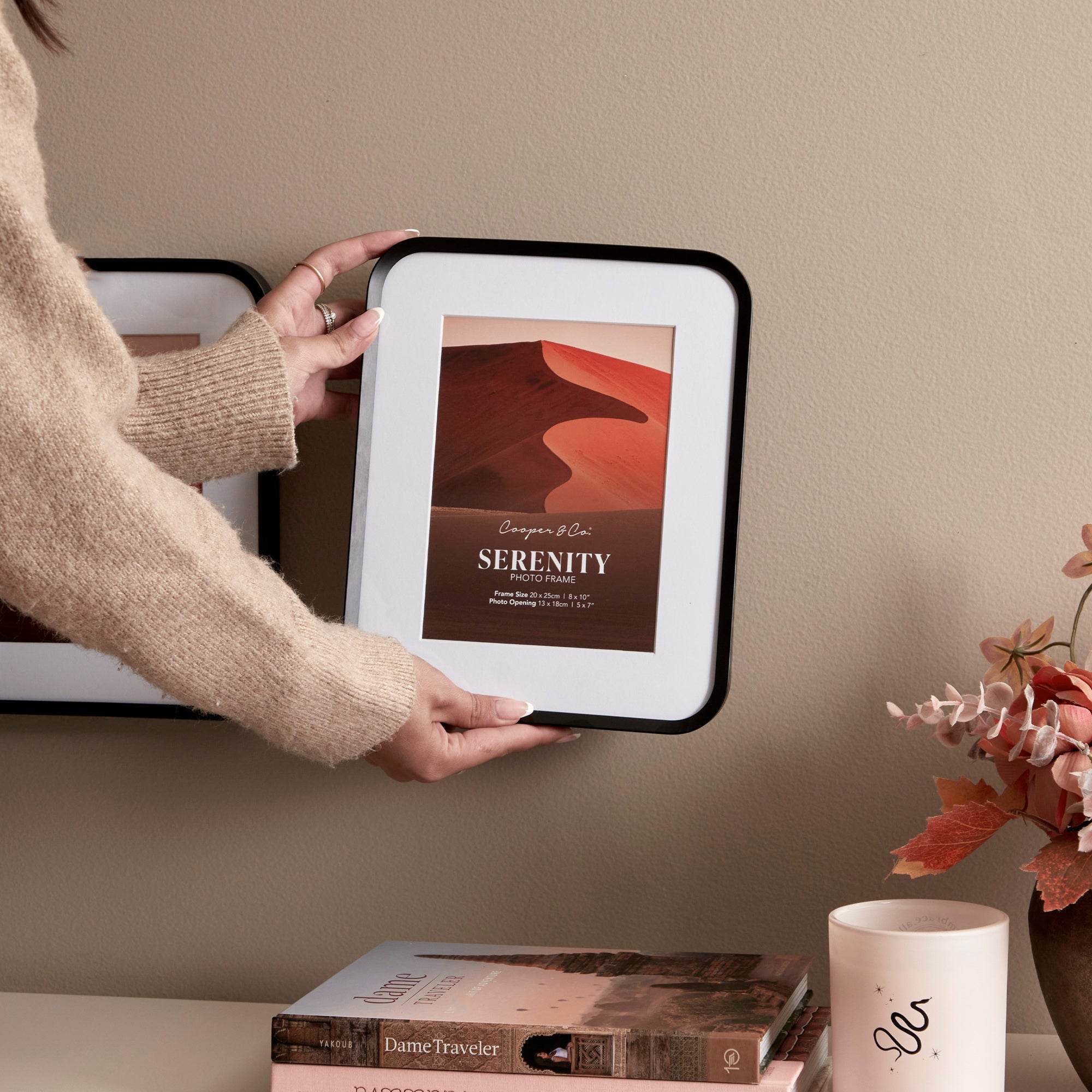 Serenity Set of 2 20x25cm Mat to 13x18cm Photo Frame