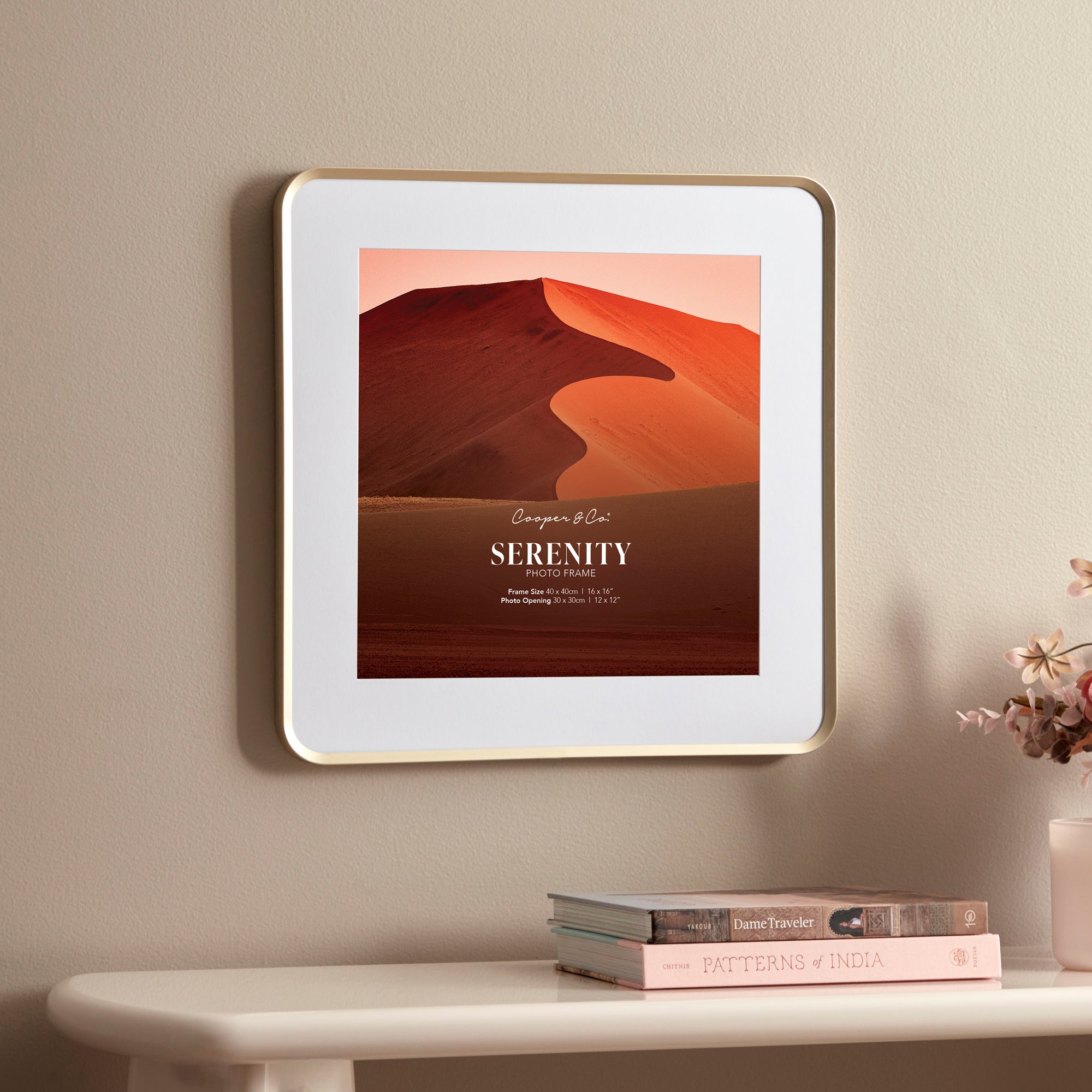 Serenity 40x40cm Mat to 30x30cm Photo Frame
