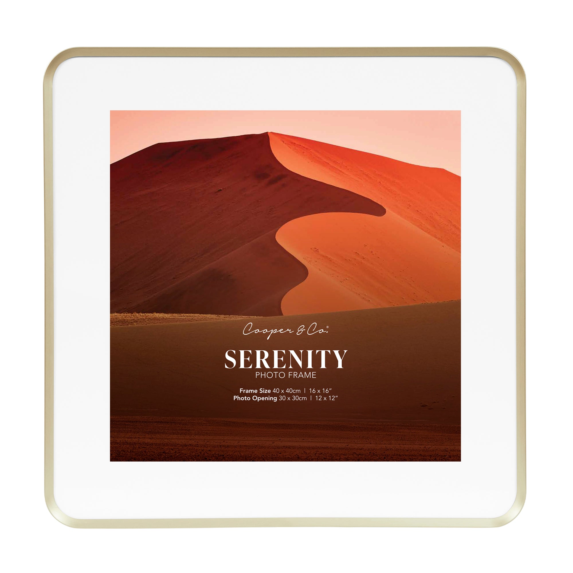 Serenity 40x40cm Mat to 30x30cm Photo Frame