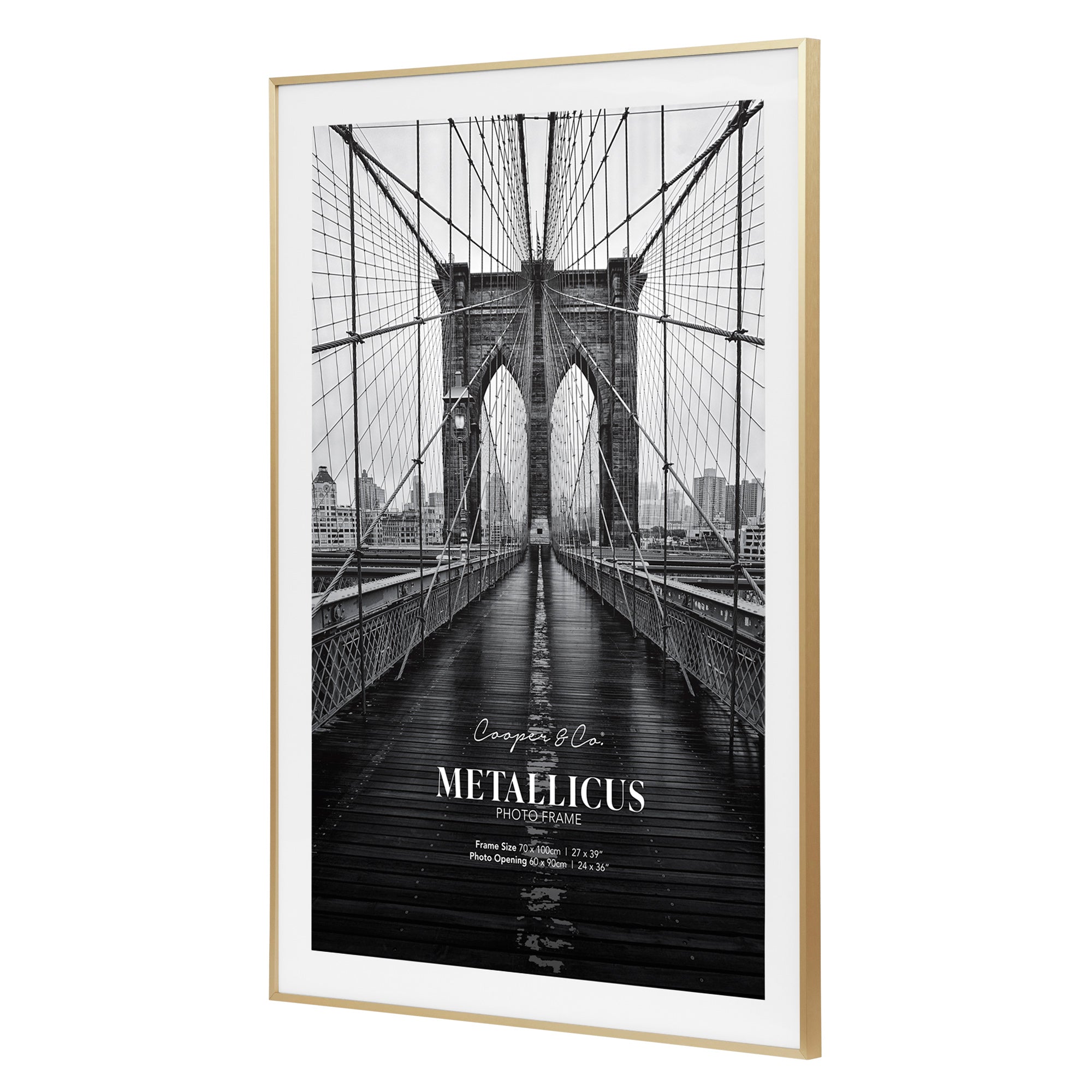 70x100cm Mat to 60x90cm Premium Metal Photo Frame