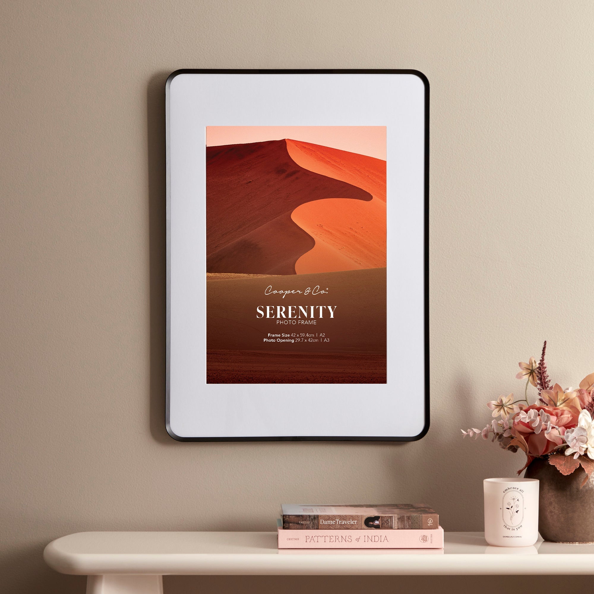 Serenity A2 Mat to A3 Photo Frame