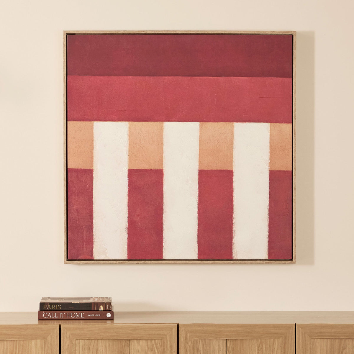 Terracotta Columns Wall Art 82x82cm