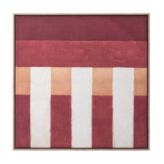 Terracotta Columns Wall Art 82x82cm