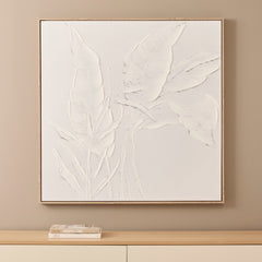 Abstract Botanical Wall Art 100x100cm