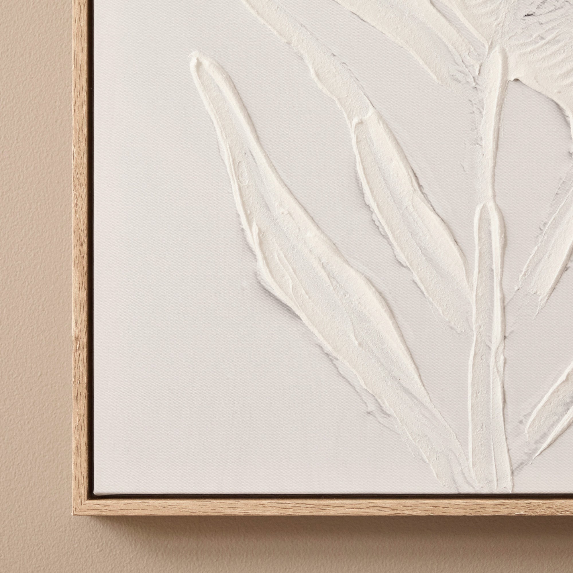 Abstract Botanical Wall Art 100x100cm