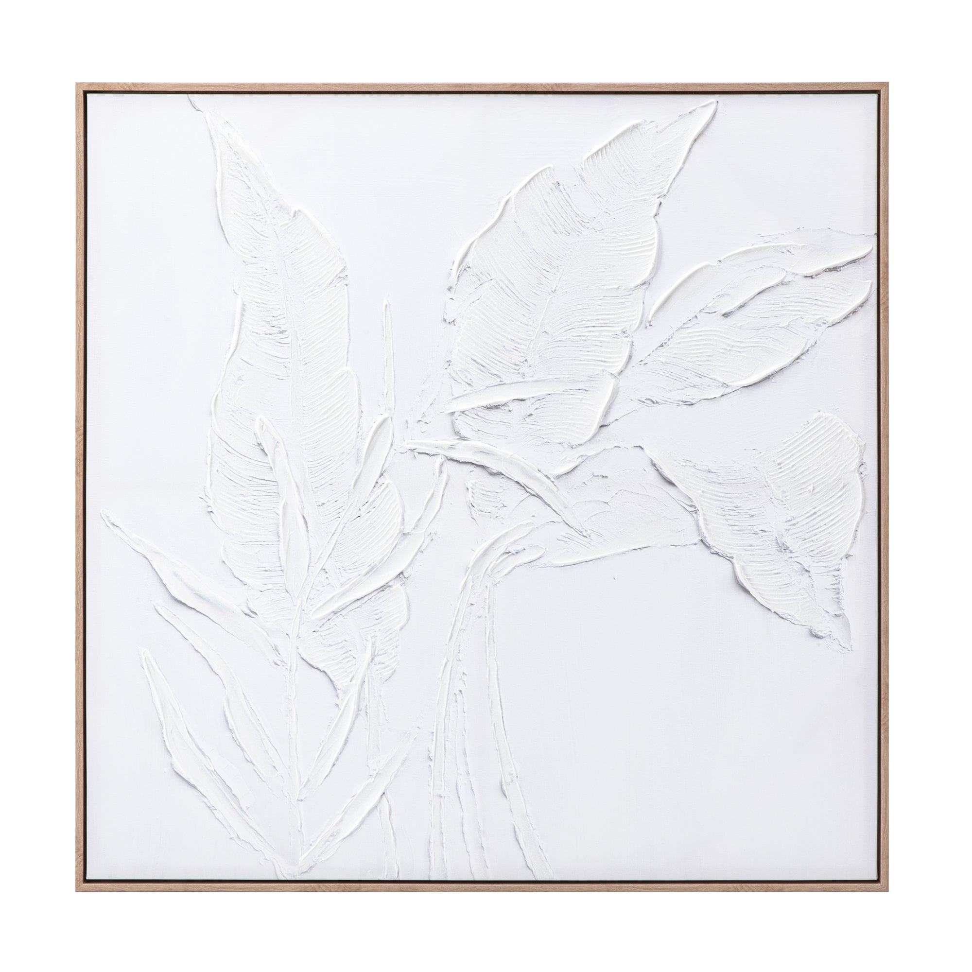 Abstract Botanical Wall Art 100x100cm