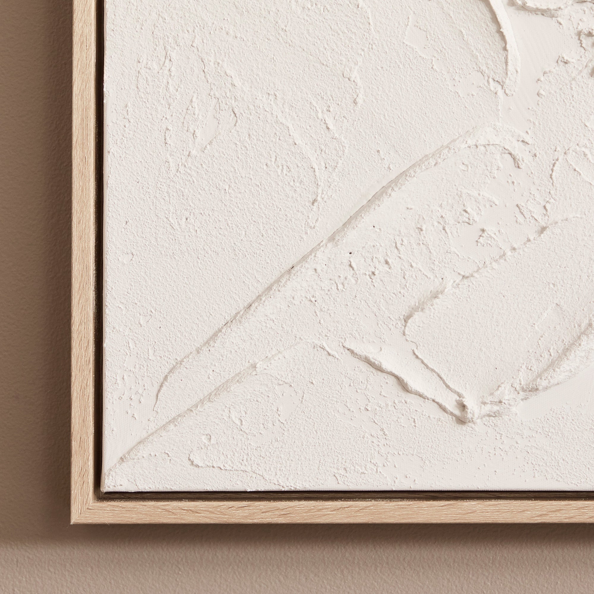 Field in White Wall Art 70x100cm