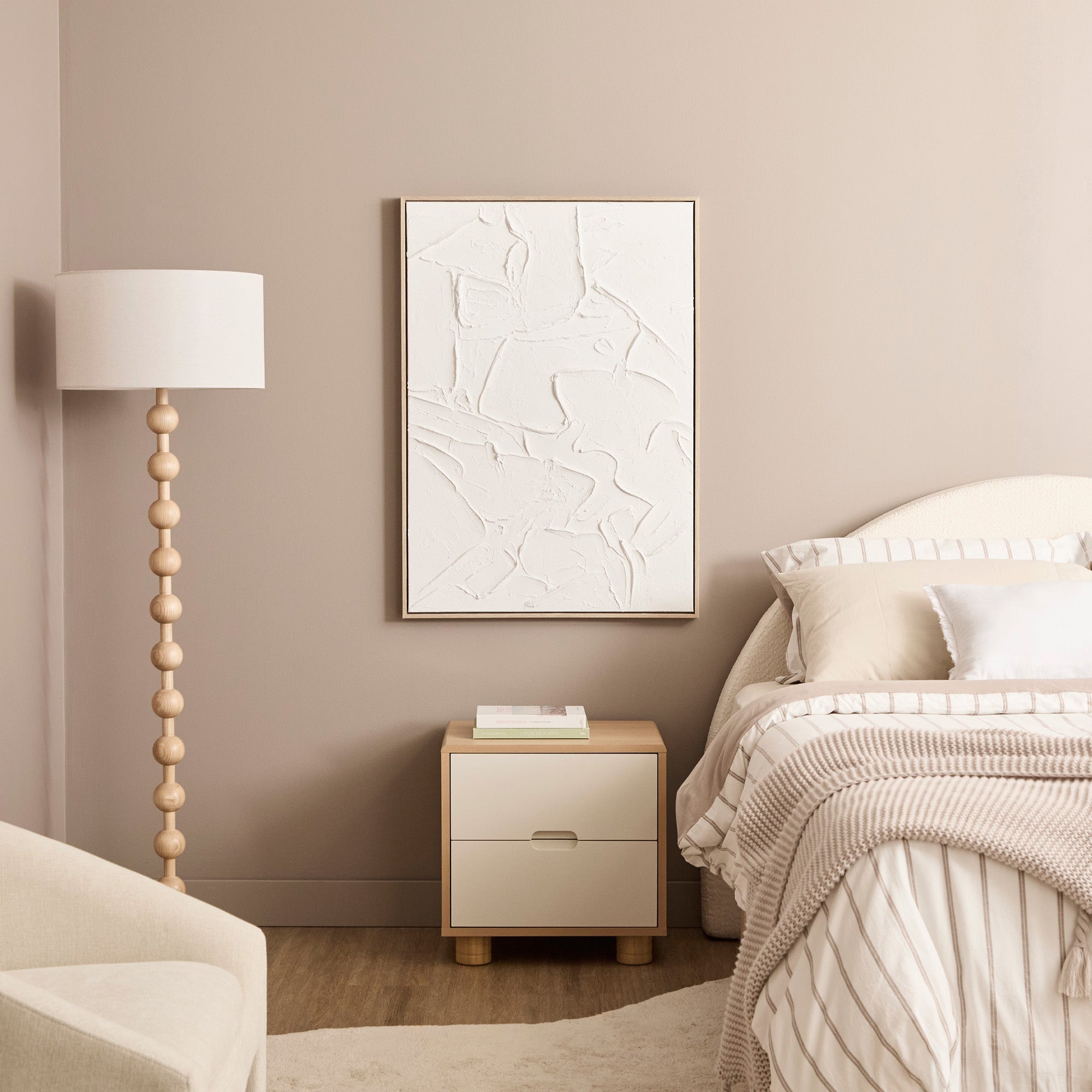 Field in White Wall Art 70x100cm