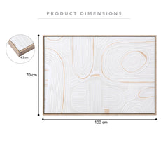 Line Drawing Wall Art 70x100cm