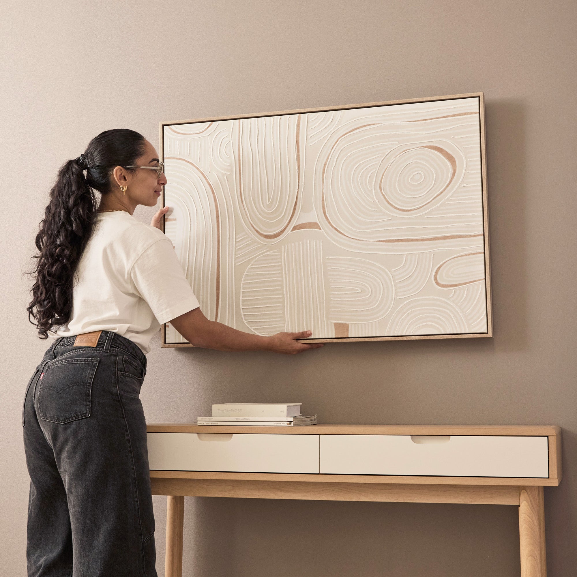 Line Drawing Wall Art 70x100cm