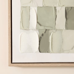 Sage Bricks Wall Art 70x100cm