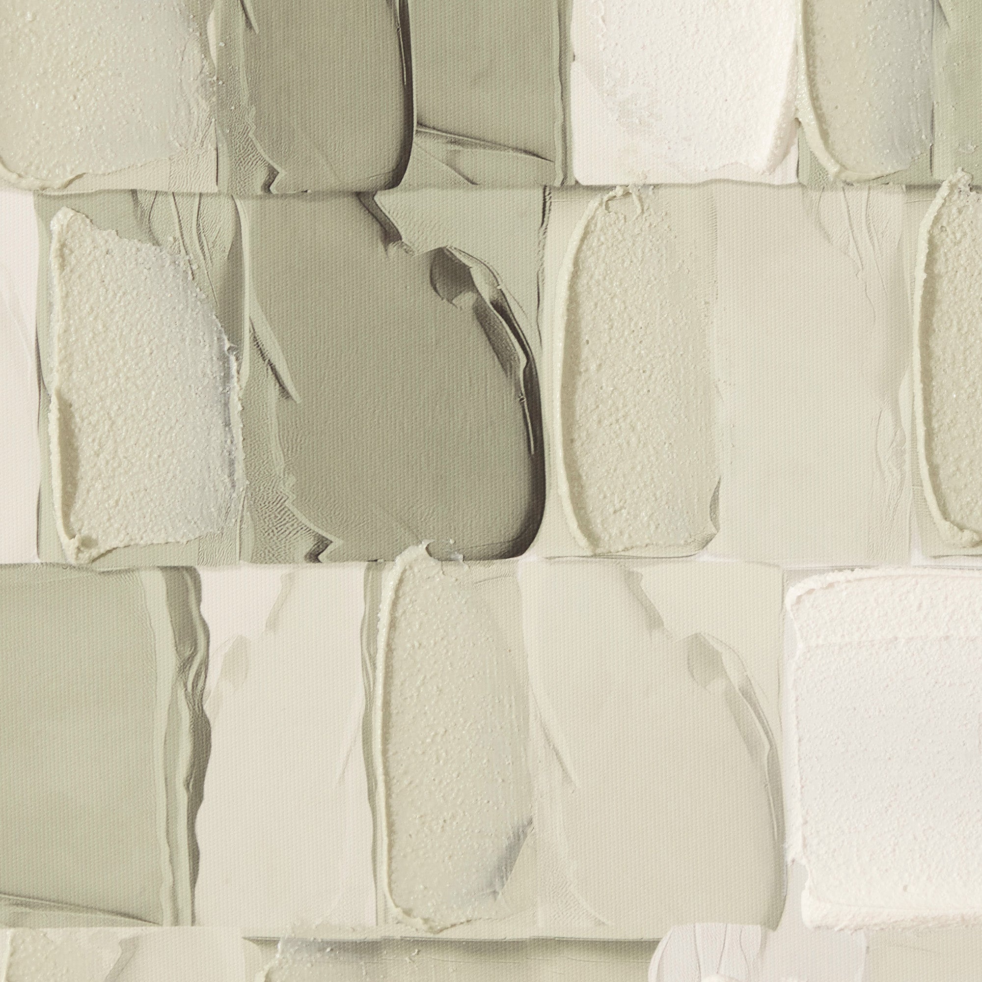 Sage Bricks Wall Art 70x100cm