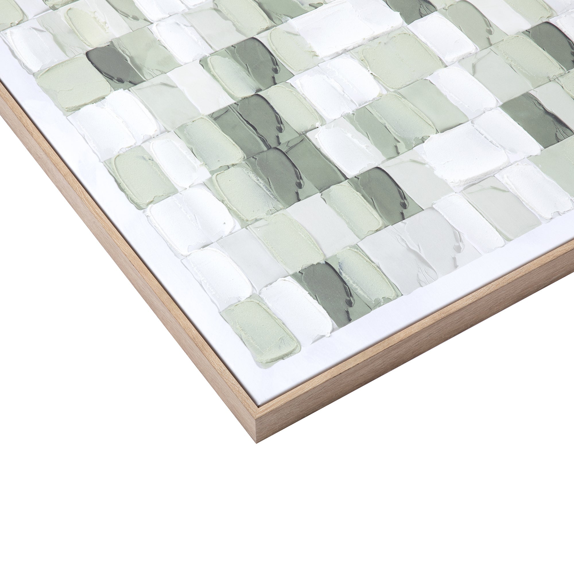 Sage Bricks Wall Art 70x100cm