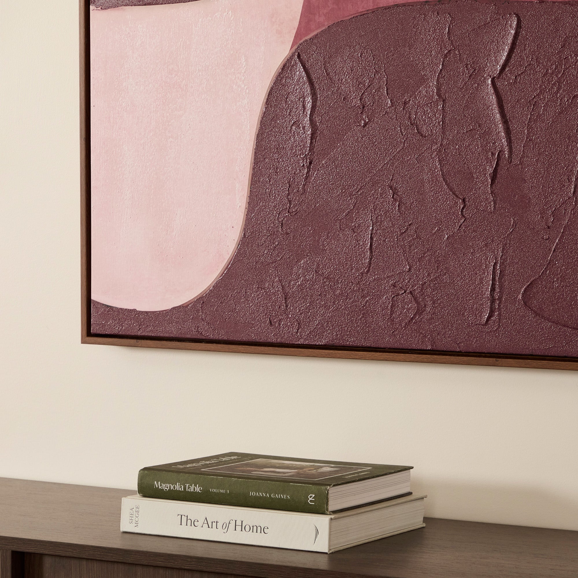 Burgundy Bubble Wall Art 80x120cm