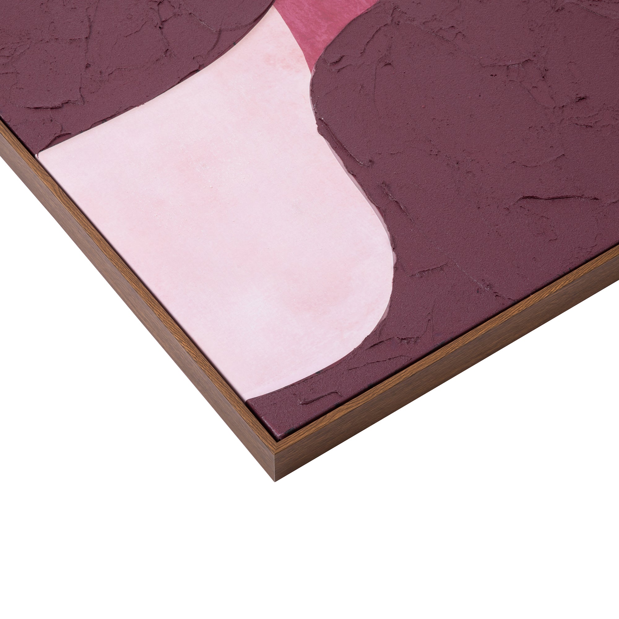 Burgundy Bubble Wall Art 80x120cm