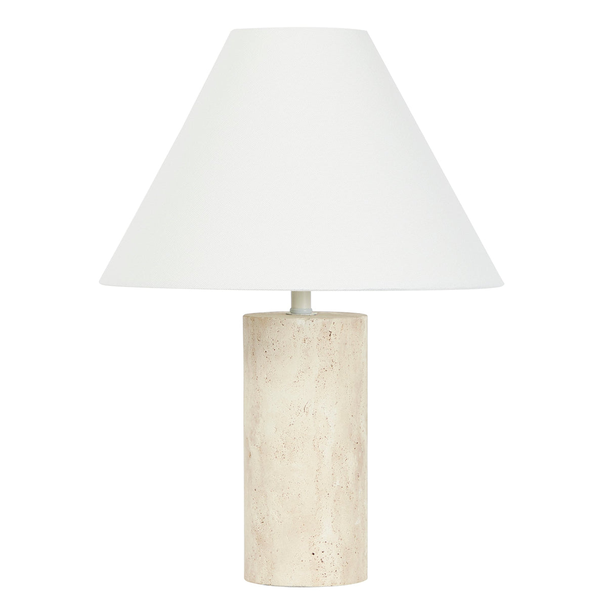 Astrid Travertine Table Lamp Natural