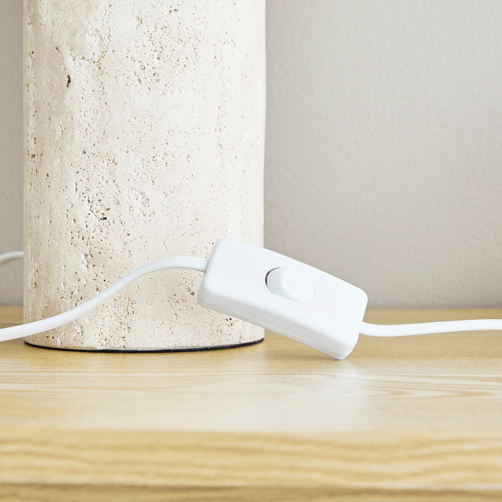 Astrid Travertine Table Lamp Natural