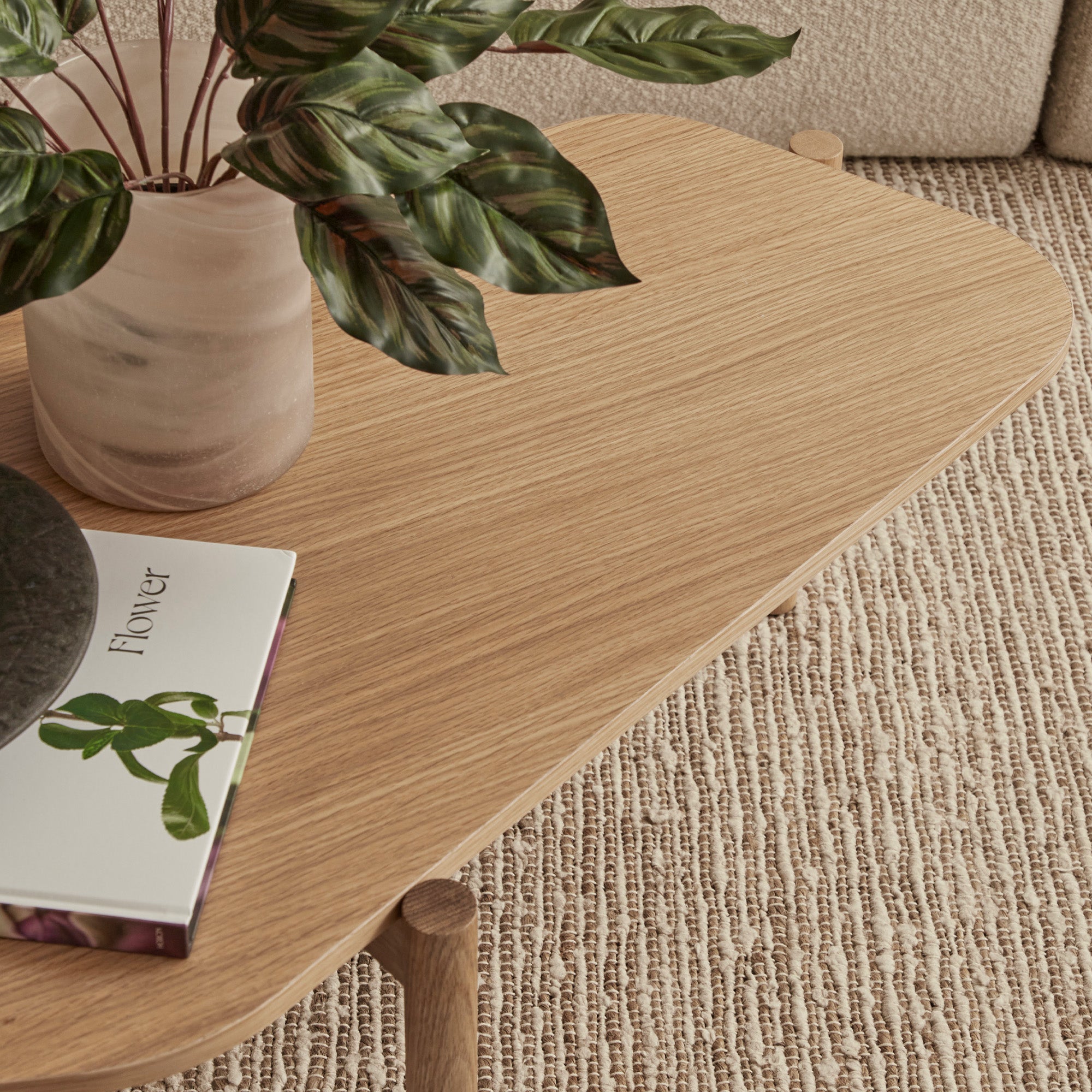 Adelaide Asymetric Coffee Table Oak