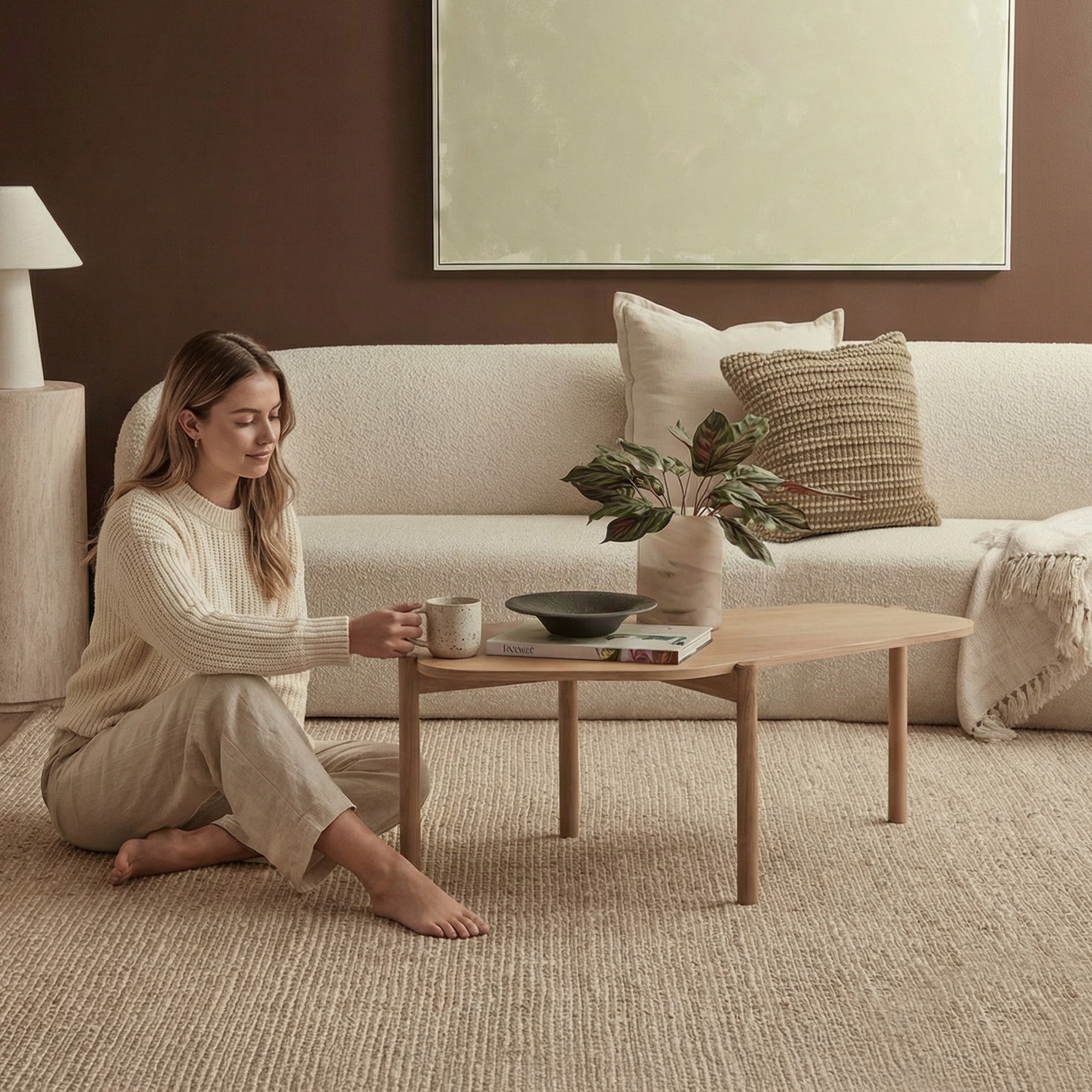 Adelaide Asymetric Coffee Table Oak