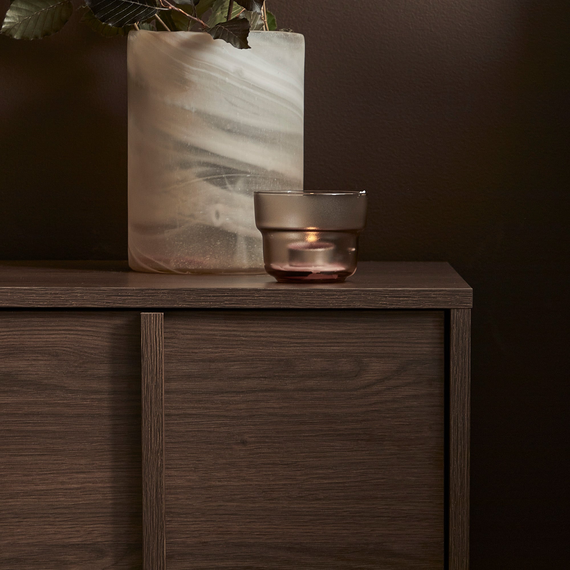 Auggie Bedside Table Walnut